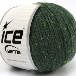 4x100gr Baby Alpaca Tweed Jungle Green