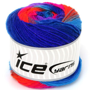 4x100gr Cakes Magic Sock Blue, Turquoise, Lilac, Neon Orange, Grey, Fuchsia