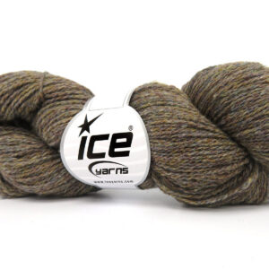 6x50gr Shetland Wool Brown Shades, Turquoise, Grey