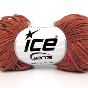 8x50gr Cotone Paillette Terra Cotta