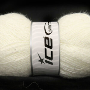 4x100gr Angora Glitz White