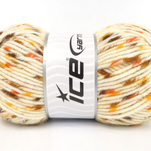 4x100gr Nice Baby Tweed Cream, Yellow, Brown, Orange