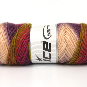 4x100gr Rainbow Purple Shades, Light Salmon, Orange, Green