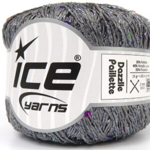6x25gr Dazzle Paillette Grey