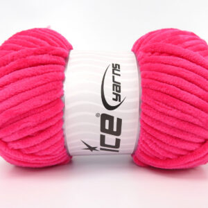 4x100gr Chenille Baby Neon Pink