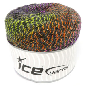 1x250gr Cake Frazier Glitz Grey, Purple Shades, Orange, Green